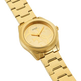 Buy Shop Guess G-Twist Gold Dial Gold Steel Strap Watch for Women - W1082L2 USA Online