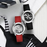 Buy Shop Guess G-Twist Quartz Black Dial Black Silicone Strap Watch For Men - W0911L8 USA Online
