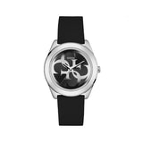 Buy Shop Guess G-Twist Quartz Black Dial Black Silicone Strap Watch For Men - W0911L8 USA Online