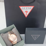 Buy Shop Guess G-Twist Rose Gold Dial Rose Gold Steel Strap Watch for Women - W1082L3 USA Online