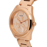 Buy Shop Guess G-Twist Rose Gold Dial Rose Gold Steel Strap Watch for Women - W1082L3 USA Online