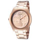 Buy Shop Guess G-Twist Rose Gold Dial Rose Gold Steel Strap Watch for Women - W1082L3 USA Online