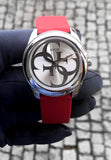 Buy Shop Guess G-Twist Silver Dial Red Rubber Strap Watch for Women - W0911L9 USA Online