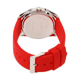 Buy Shop Guess G-Twist Silver Dial Red Rubber Strap Watch for Women - W0911L9 USA Online