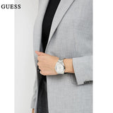Buy Shop Guess G-Twist Silver Dial Silver Steel Strap Watch for Women - W1082L1 USA Online