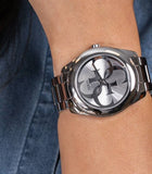 Buy Shop Guess G-Twist Silver Dial Silver Steel Strap Watch for Women - W1082L1 USA Online