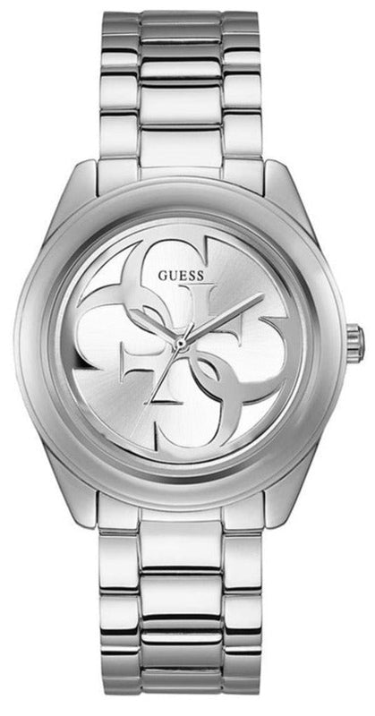 Buy Shop Guess G-Twist Silver Dial Silver Steel Strap Watch for Women - W1082L1 USA Online