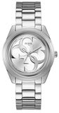 Buy Shop Guess G-Twist Silver Dial Silver Steel Strap Watch for Women - W1082L1 USA Online
