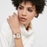 Buy Shop Guess G Twist White & Gold Dial White Silicone Strap Watch For Women - W0911L5 USA Online