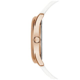 Buy Shop Guess G Twist White & Gold Dial White Silicone Strap Watch For Women - W0911L5 USA Online