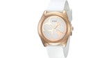 Buy Shop Guess G Twist White & Gold Dial White Silicone Strap Watch For Women - W0911L5 USA Online