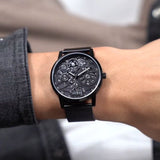 Buy Shop Guess Gadget Black Dial Black Mesh Bracelet Watch for Men - GW0538G3 USA Online