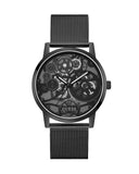 Buy Shop Guess Gadget Black Dial Black Mesh Bracelet Watch for Men - GW0538G3 USA Online