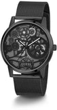 Buy Shop Guess Gadget Black Dial Black Mesh Bracelet Watch for Men - GW0538G3 USA Online