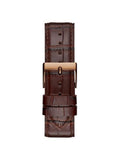 Buy Shop Guess Gadget Brown Dial Brown Leather Strap Watch for Men - GW0570G2 USA Online