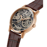 Buy Shop Guess Gadget Brown Dial Brown Leather Strap Watch for Men - GW0570G2 USA Online