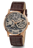 Buy Shop Guess Gadget Brown Dial Brown Leather Strap Watch for Men - GW0570G2 USA Online