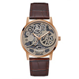 Buy Shop Guess Gadget Brown Dial Brown Leather Strap Watch for Men - GW0570G2 USA Online