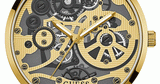 Buy Shop Guess Gadget Gold Dial Gold Mesh Bracelet Watch for Men - GW0538G2 USA Online