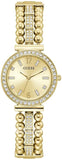 Buy Shop Guess Gala Diamonds Gold Dial Gold Steel Strap Watch for Women - GW0401L2 USA Online