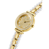 Buy Shop Guess Gala Diamonds Gold Dial Two Tone Steel Strap Watch for Women - GW0531L2 USA Online