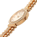 Buy Shop Guess Gala Diamonds Silver Dial Gold Steel Strap Watch for Women - GW0401L3 USA Online