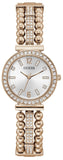 Buy Shop Guess Gala Diamonds Silver Dial Gold Steel Strap Watch for Women - GW0401L3 USA Online