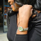 Buy Shop Guess Gala Diamonds Silver Dial Silver Steel Strap Watch for Women - GW0401L1 USA Online
