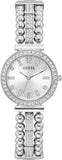 Buy Shop Guess Gala Diamonds Silver Dial Silver Steel Strap Watch for Women - GW0401L1 USA Online