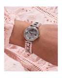Buy Shop Guess Gala Diamonds Silver Dial Two Tone Steel Strap Watch for Women - GW0531L1 USA Online
