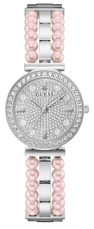 Buy Shop Guess Gala Diamonds Silver Dial Two Tone Steel Strap Watch for Women - GW0531L1 USA Online