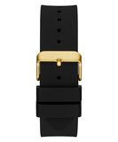 Buy Shop Guess Genesis Chronograph Black Dial Black Silicone Strap Watch For Men - GW0100G1 USA Online