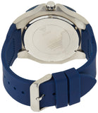 Buy Shop Guess Genesis Multi Function Analog Blue Dial Blue Rubber Strap Watch For Men - W1254G1 USA Online