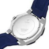 Buy Shop Guess Genesis Multi Function Analog Blue Dial Blue Rubber Strap Watch For Men - W1254G1 USA Online