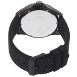 Buy Shop Guess Genesis Quartz Black Dial Black Silicone Strap Watch For Men - W1254G2 USA Online