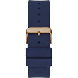 Buy Shop Guess Genesis Quartz Blue Dial Blue Silicone Strap Watch For Men - W1254G3 USA Online