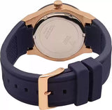 Buy Shop Guess Genesis Quartz Blue Dial Blue Silicone Strap Watch For Men - W1254G3 USA Online