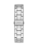 Buy Shop Guess Glitter Burst Diamonds Blue Dial Silver Steel Strap Watch for Women - GW0405L1 USA Online