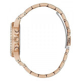 Buy Shop Guess Glitz Multi Function Diamonds Pink Dial Rose Gold Steel Strap Watch for Women - GW0320L6 USA Online