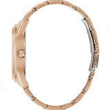 Buy Shop Guess Glitz Multi Function Diamonds Pink Dial Rose Gold Steel Strap Watch for Women - GW0320L6 USA Online