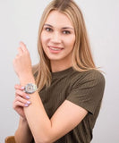 Buy Shop Guess Glitz Pride Limited Edition White Dial White Rubber Strap Watch for Women - GW0407L4 USA Online