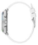Buy Shop Guess Glitz Pride Limited Edition White Dial White Rubber Strap Watch for Women - GW0407L4 USA Online