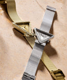 Buy Shop Guess Quartz Silver Dial Silver Mesh Strap Watch For Women - GW050L1 USA Online