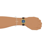 Buy Shop Guess Headline Chronograph Blue Dial Brown Silicone Strap Watch For Men - GW0571G5 USA Online