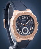 Buy Shop Guess Headline Multifunction Quartz Blue Dial Blue Silicone Strap Watch For Men - GW0571G2 USA Online