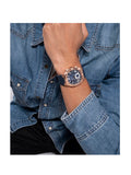 Buy Shop Guess Headline Multifunction Quartz Blue Dial Blue Silicone Strap Watch For Men - GW0571G2 USA Online