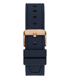 Buy Shop Guess Headline Multifunction Quartz Blue Dial Blue Silicone Strap Watch For Men - GW0571G2 USA Online