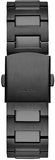 Buy Shop Guess Headliner Multifunction Black Dial Black Steel Strap Watch For Men - GW0572G3 USA Online