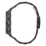 Buy Shop Guess Headliner Multifunction Black Dial Black Steel Strap Watch For Men - GW0572G3 USA Online