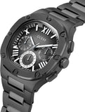 Buy Shop Guess Headliner Multifunction Black Dial Black Steel Strap Watch For Men - GW0572G3 USA Online